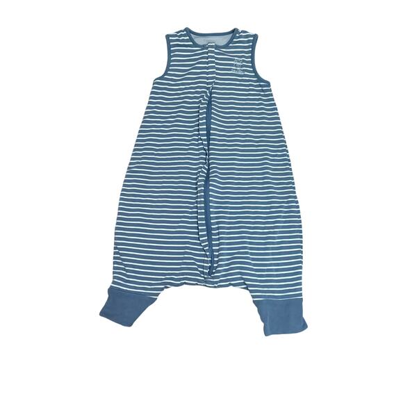 Woolino 4 Season Baby Sleep Bag Feet Merino Wool Organic Cotton Blue 18-36Months - Picture 1 of 4